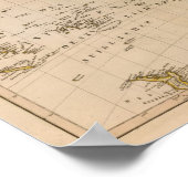 Poster Projection rare du pôle Nord (Coin)