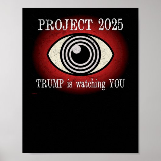 Poster Projet 2025. Trump vous regarde (Devant)
