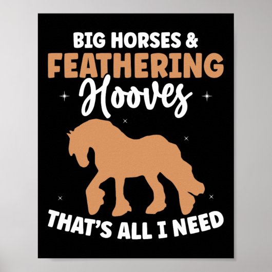 Poster Projet De Mème De Cheval Pour Un Pilote De Clydesd (Devant)