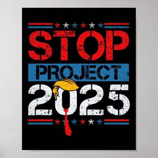 Poster Projet Trump 2025 - Projet anti-Trump 1 (Devant)