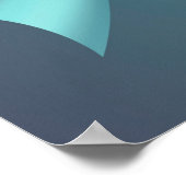 Poster Promenade à cheval enchantée "Conte de mille yeux" (Coin)