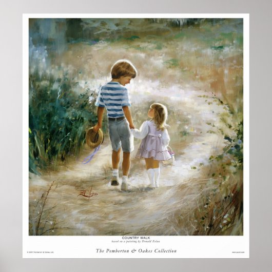 Poster Promenade à la campagne (Devant)