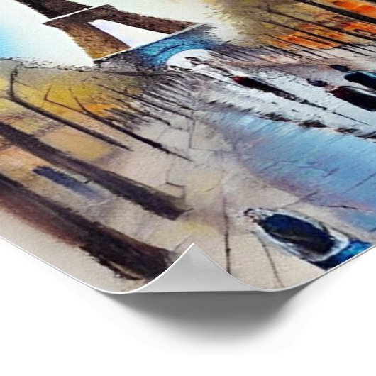 Poster Promenade à Paris (Coin)