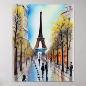 Poster Promenade à Paris (Devant)