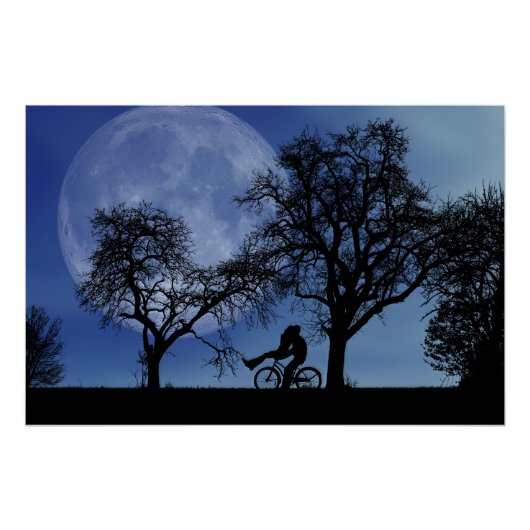 Poster Promenade À Vélo De Minuit (Devant)