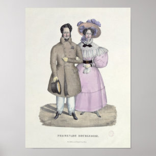 Poster Promenade Bourgeoise