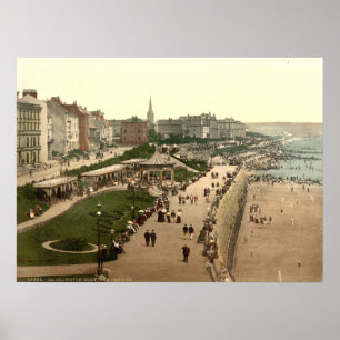 Poster Promenade, Bridlington, Yorkshire, Angleterre