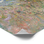 Poster Promenade Cliff à Pourville Monet (Coin)