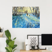 Poster Promenade dans les bois d'hiver "Les deux d'entre  (Bureau à domicile)