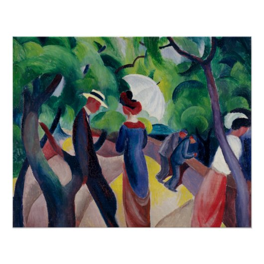 Poster Promenade d'août Macke (Devant)