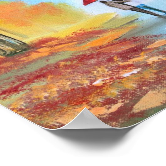 Poster Promenade d'automne (Coin)