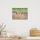Poster Promenade de l'après-midi (Cuisine)