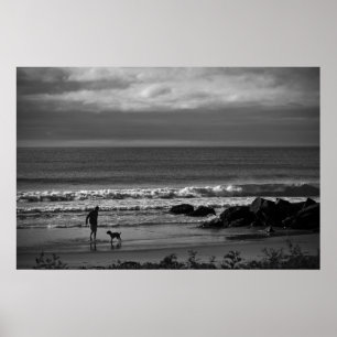 Poster Promenade de matin sur la copie de beaux-arts de