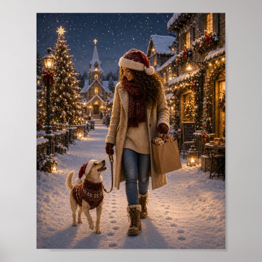 Poster Promenade de Noël avec Lina (Devant)