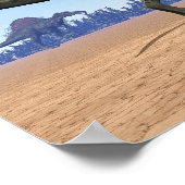 Poster Promenade des dinosaures de Spinosaurus - rendu 3D (Coin)