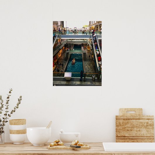 Poster Promenade En Bateau Sur Canal Intérieur The Shops (Cuisine)