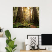 Poster Promenade en forêt (Bureau à domicile)