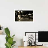 Poster Promenade en soirée à Asakusa : Tokyo (Bureau à domicile)