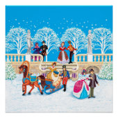 Poster Promenade hivernale (Devant)