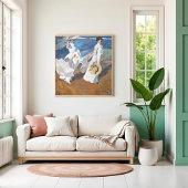 Poster Promenade le long du bord de mer, Joaquín Sorolla