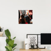 Poster Promenade léopardée (Bureau à domicile)