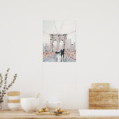 Poster Promenade matinale - New York (Cuisine)