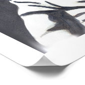 Poster Promenade spatiale de Basset Hound (Coin)