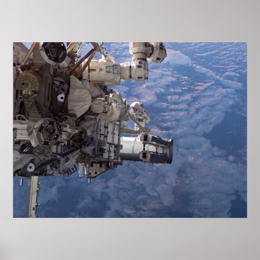 Poster Promenade spatiale et ISS (STS-115) (Devant)