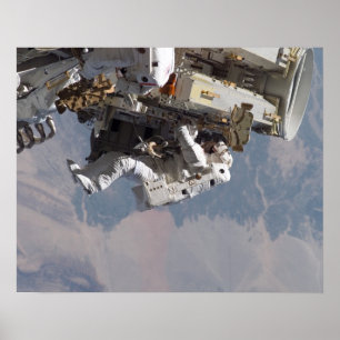 Poster Promenade spatiale et ISS (STS-115)