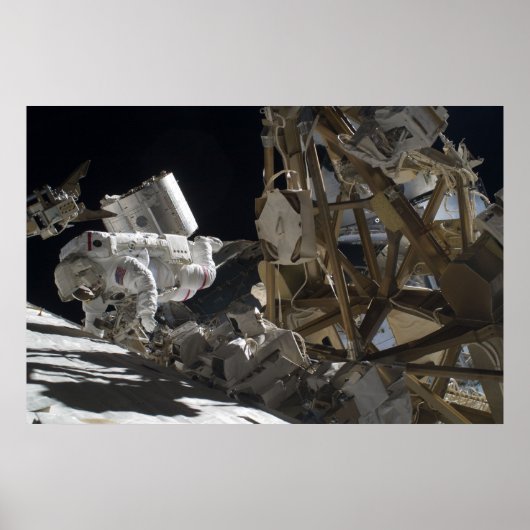 Poster Promenade spatiale (STS-129) (Devant)