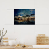 Poster Promenade sur l'Hudson (Cuisine)