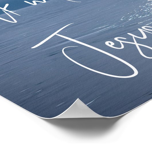 Poster Promène avec Jésus (Coin)