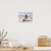 Poster Promener le chien - 05 (Cuisine)