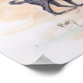 Poster promener le chien - 07 (Coin)