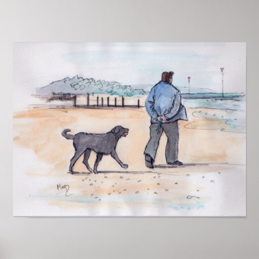 Poster promener le chien - 07 (Devant)