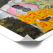 Poster Promener le Chien - art du collage (Coin)