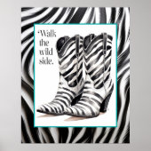 Poster Promenez-vous dans le côté sauvage - Bottes de fil (Devant)