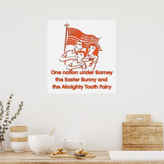 Poster Promesse athée (Cuisine)