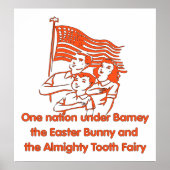 Poster Promesse athée (Devant)