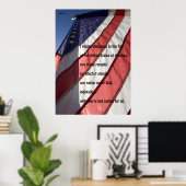 Poster Promesse d'allégeance (Bureau à domicile)