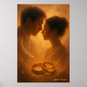 Poster Promesse Infinie – Conception Céleste Romantique (Devant)