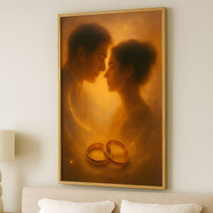 Poster Promesse Infinie – Conception Céleste Romantique