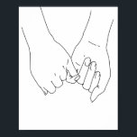 Poster Promesse Pinky Je T'Aime Pour Toujours<br><div class="desc">Promesse Pinky Je T'Aime Pour Toujours</div>