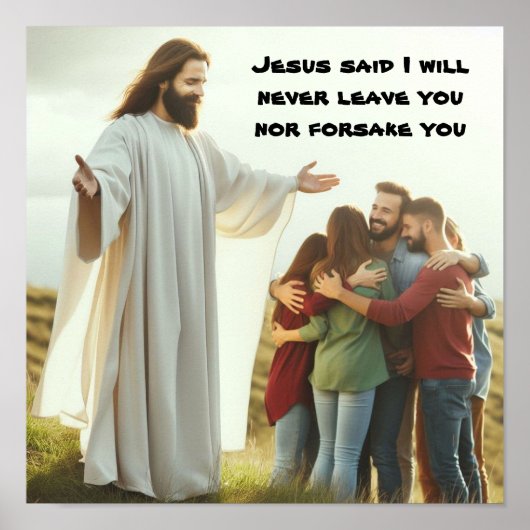 Poster Promesses de Jésus (Devant)