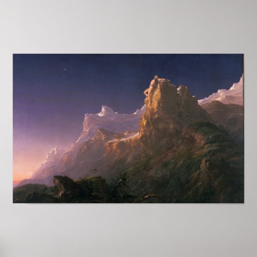 Poster Prometheus Bound — Thomas Cole Imprimer (Devant)