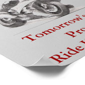 Poster Promis de demain à la route sans risques (Coin)