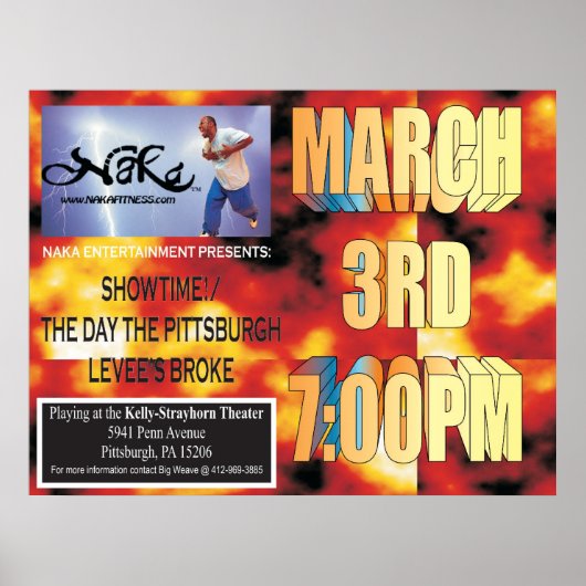 Poster Promo Naka showtime 2 (Devant)