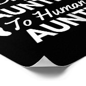 Poster Promoted From Dog Aunt To Human Aunt Cute Auntie N (Coin)