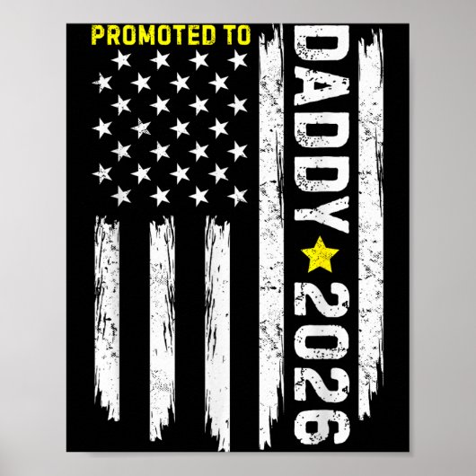 Poster Promoted To Daddy Est 2026 Soon To Be Dad New Fath (Devant)