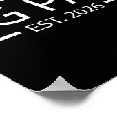 Poster Promoted To G Pa Est 2026 Baby Announcement Cket  (Coin)